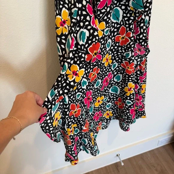 Topshop Multicolor Floral Pinafore Dress - Picture 5 of 11